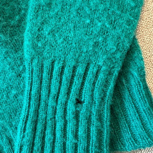 Vintage Ralph Lauren Turquoise Crew Neck Sweater - Picture 6 of 6